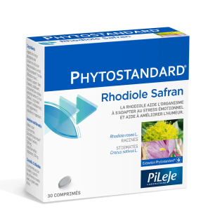 PiLeJe – Phytostandard Rhodiole et Safran, 30 comprimés
