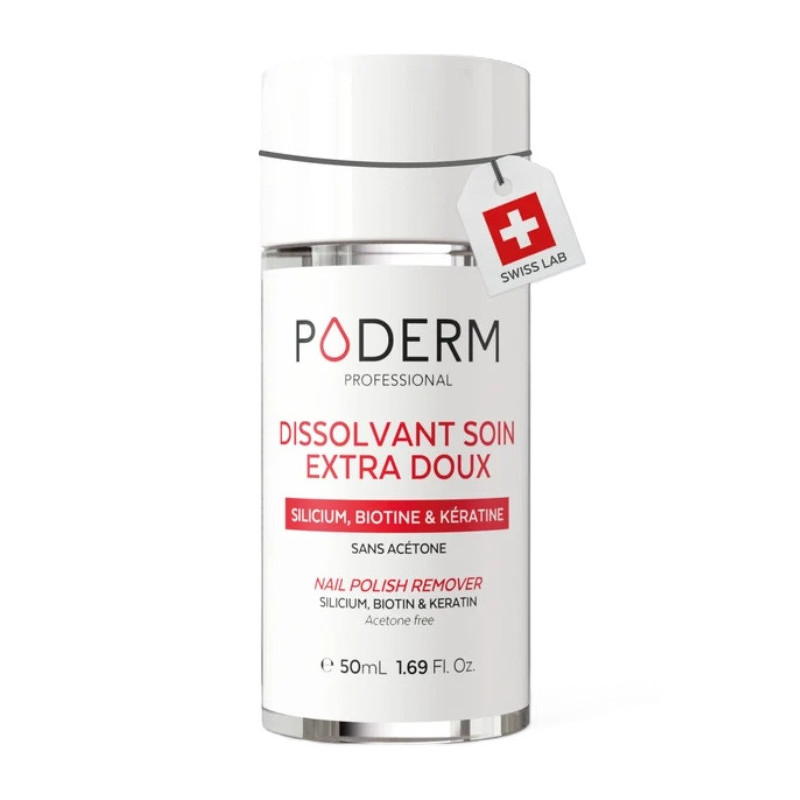 Poderm – Dissolvant Soin Extra Doux Sans Acétone, 50 ml
