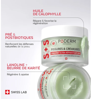 Poderm – Onguent Ultra-Réparateur Fissures & Crevasses, 25 g