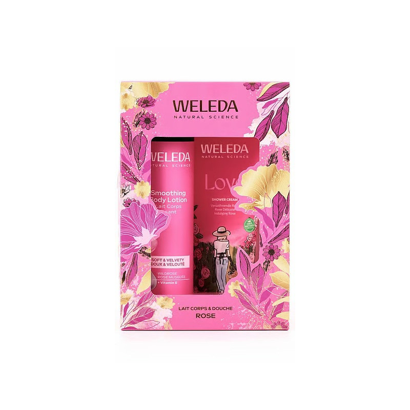 Weleda – Coffret de Noël Corps Rose, 2 produits Weleda – Coffret de Noël Corps Rose, 2 produits