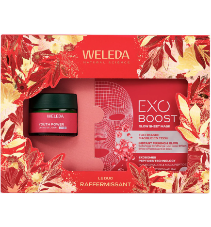 Weleda – Coffret de Noël Visage Grenade, 2 produits