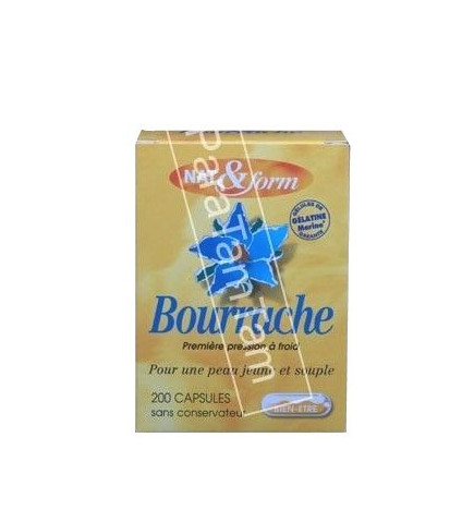 Atlantic Nature Capsules Nat et Form Huile Bourrache 200 Capsules