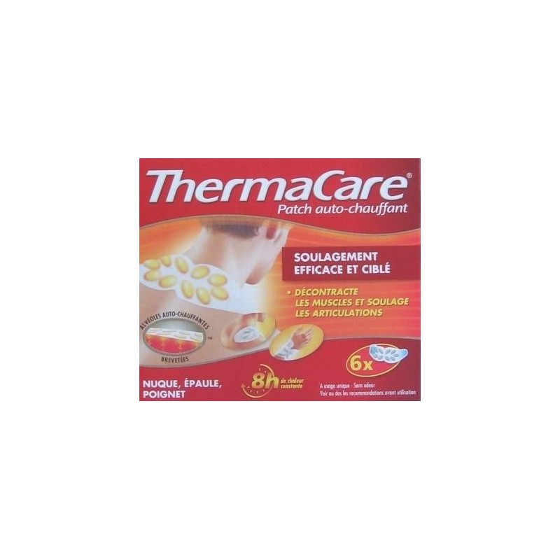 Thermacare Patch Chauffant Antidouleur Nuque 6 Patchs