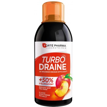 Forte Pharma Turbodraine Goût Thé Vert - Pêche 500 ML