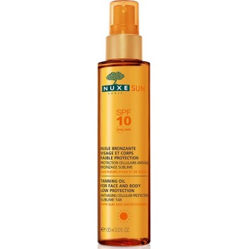 Nuxe Sun Huile Bronzante Visage et Corps SPF 10 - 150 ml