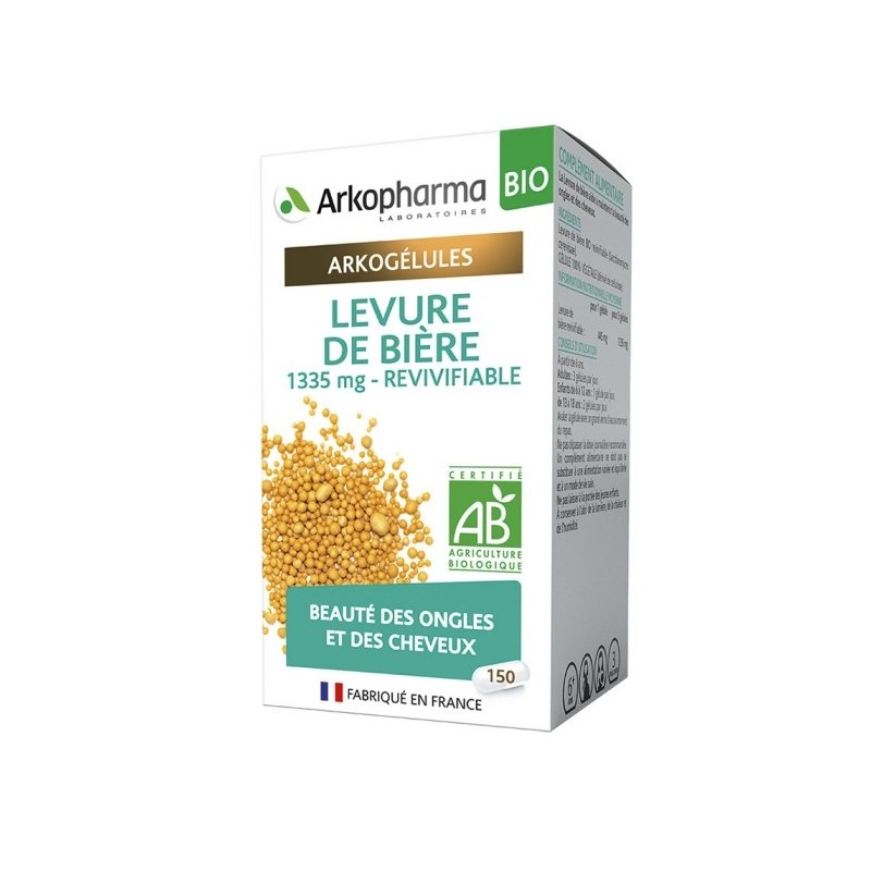 Arkopharma Arkogélules Levure de Biere 150 Gelules