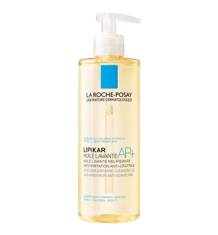 La Roche-Posay – Lipikar Huile lavante AP+ relipidante anti-grattage, 400 ml