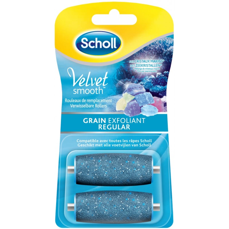 Scholl Velvet Smooth 2 Rouleaux de Remplacement Pour La Râpe Electrique