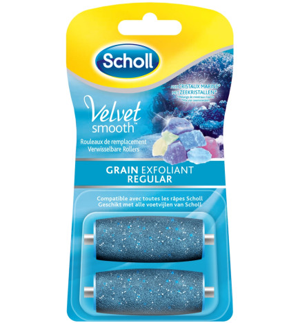 Scholl Velvet Smooth 2 Rouleaux de Remplacement Pour La Râpe Electrique