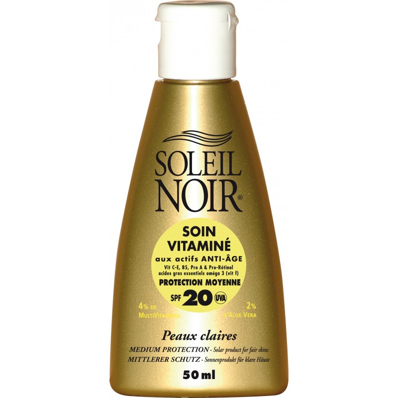 Soleil Noir Soin Vitaminé SPF 20 - 50 ml