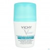 Vichy Déodorant Bille Anti-Transpirant 48H, Anti-Traces Jaune Et Blanches, Sans Effet Carton 50 ml