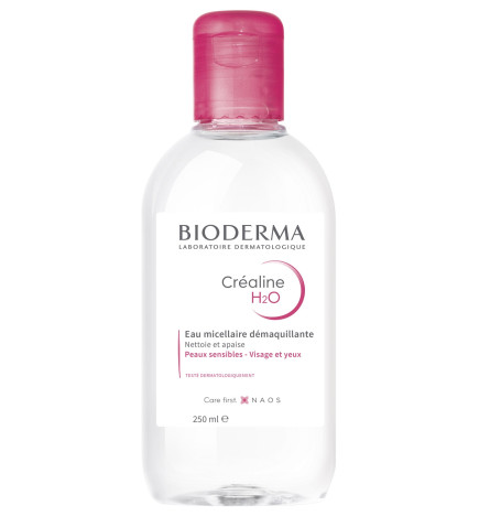 Bioderma – Créaline H2O, eau micellaire peaux sensibles, 250 ml