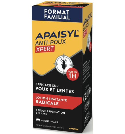 Apaisyl Xpert Anti-poux et Lentes 200 ml