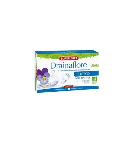 Super Diet Drainaflore Bio Detox 20 ampoules