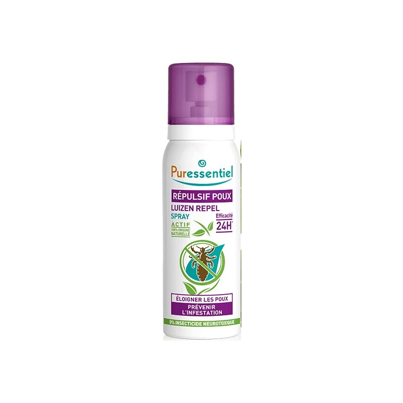 Puressentiel Spray Répulsif Poux Bio 100 ml