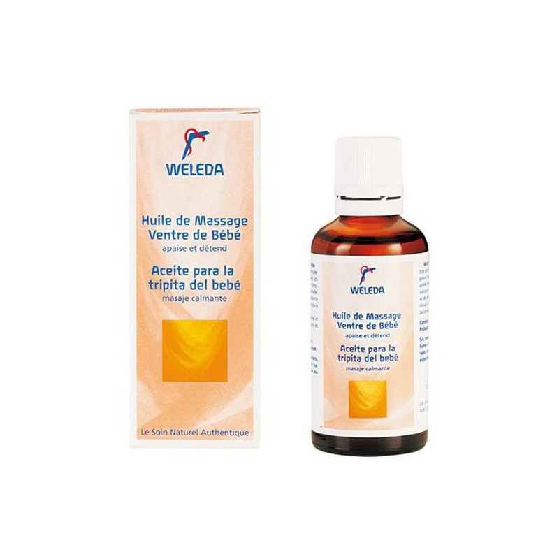 Weleda Bébé Huile Massage Ventre de Bébé 50 ML