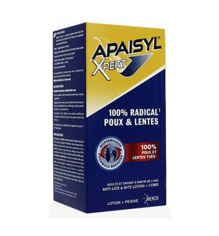 Apaisyl Xpert Anti-poux et Lentes 100 ml