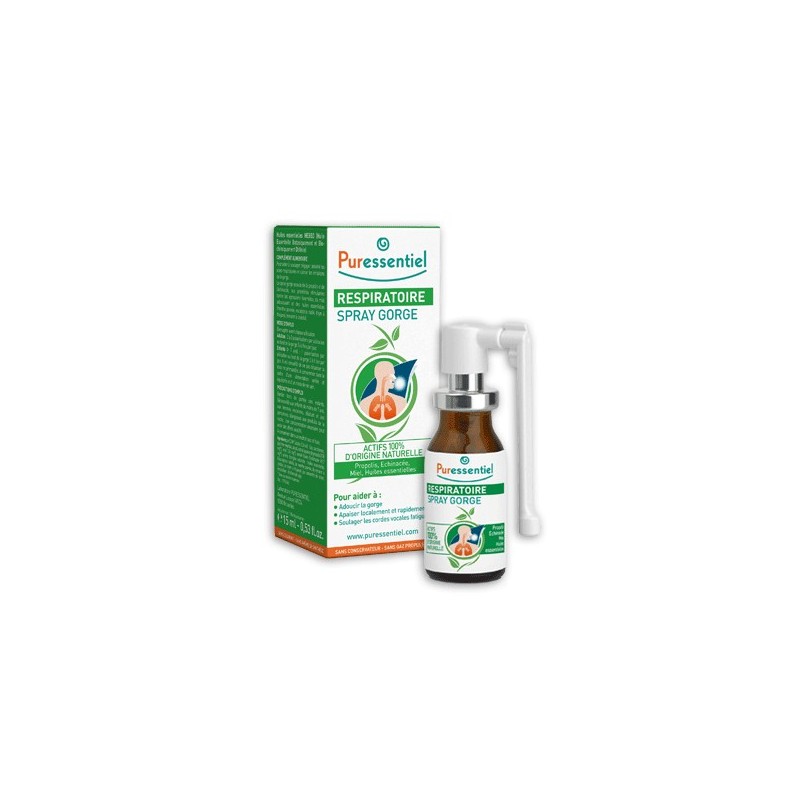 Puressentiel Respiratoire Spray Gorge 15 ml