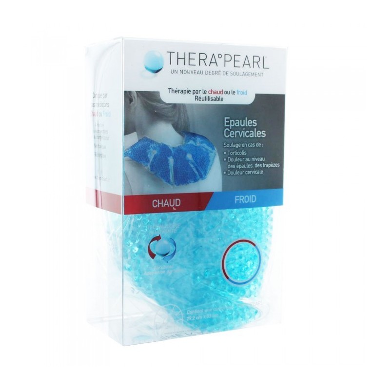 Thera Pearl Epaule Cervicales Thérapie par le chaud ou le froid 29,2 cm x 33 cm