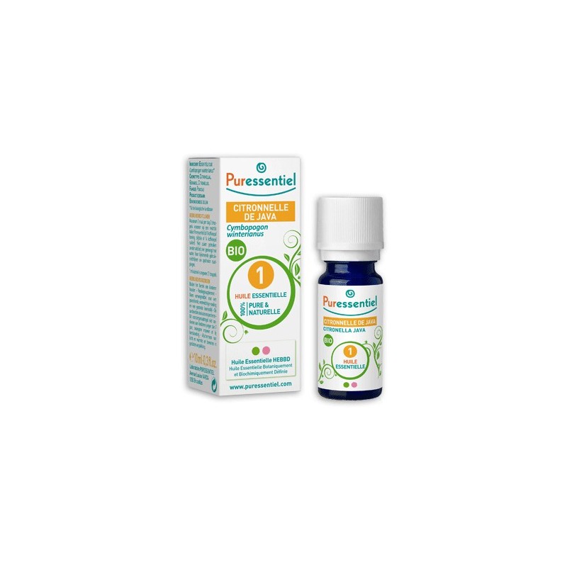 Puressentiel Huile Essentielle Bio Citronnelle De Java 10 ml