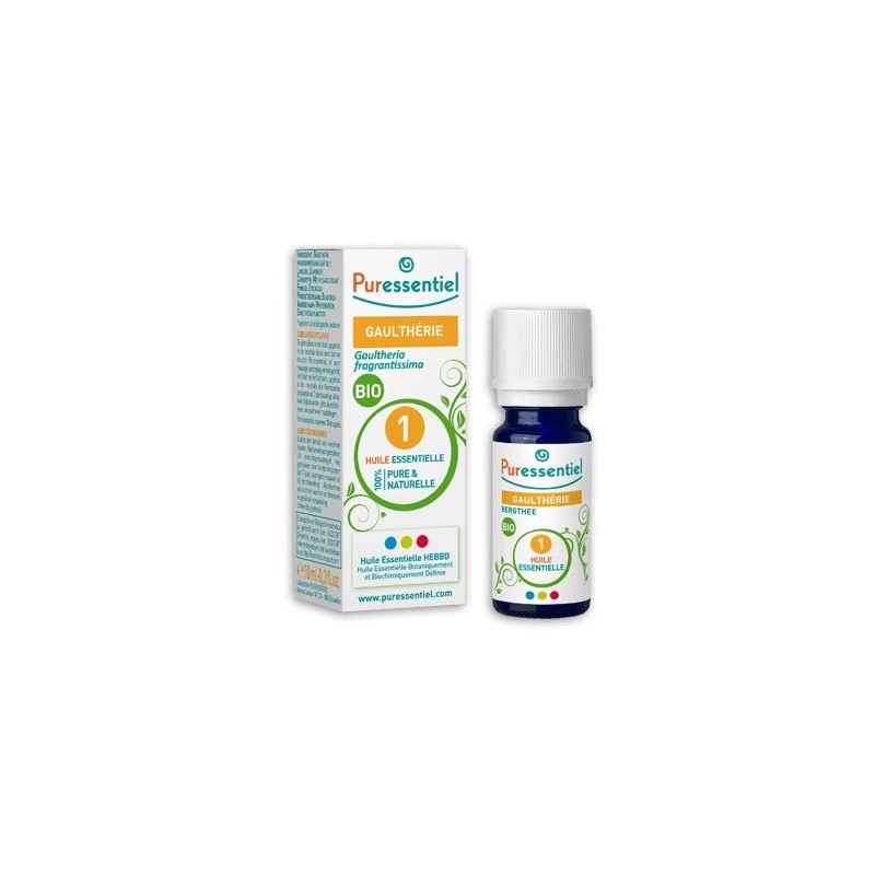 Puressentiel Huile Essentielle Bio Gaulthérie 10 ml