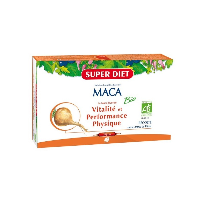 Super Diet Maca Bio 20 ampoules