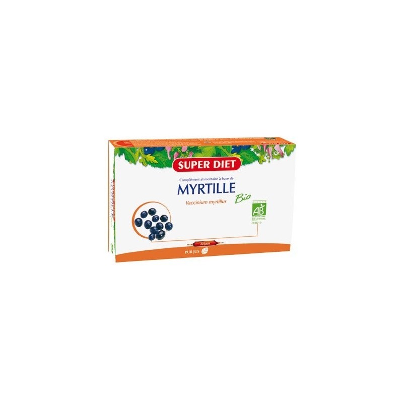 Super Diet Myrtille Bio 20 ampoules