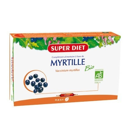 Super Diet Myrtille Bio 20 ampoules