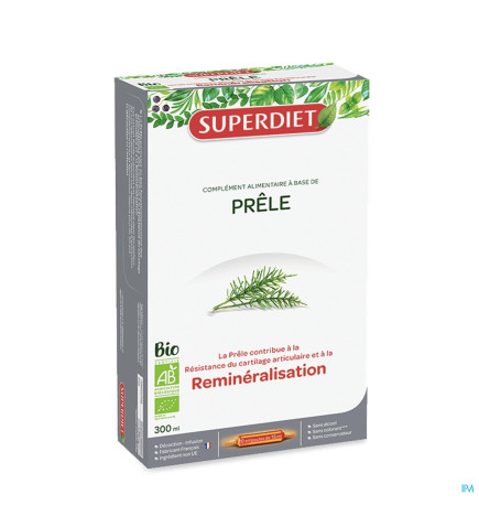 Super Diet – Prêle bio, 20 ampoules