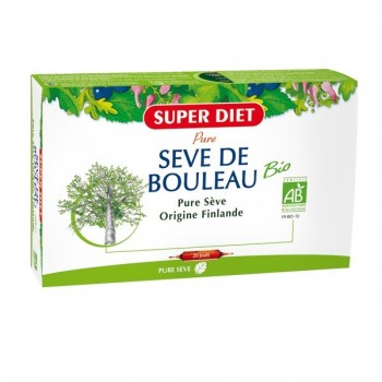 Super Diet Sève De Bouleau Bio 20 ampoules