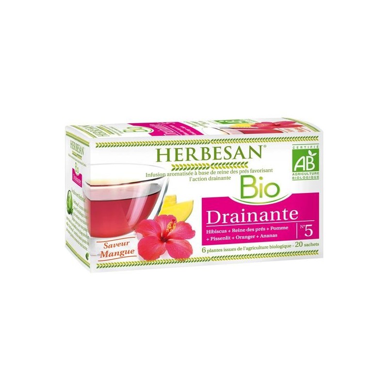 Super Diet Herbesan Infusion Bio Drainante x 20 sachets