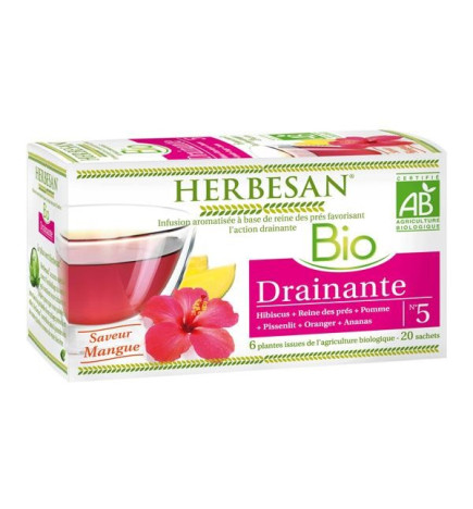 Super Diet Herbesan Infusion Bio Drainante x 20 sachets