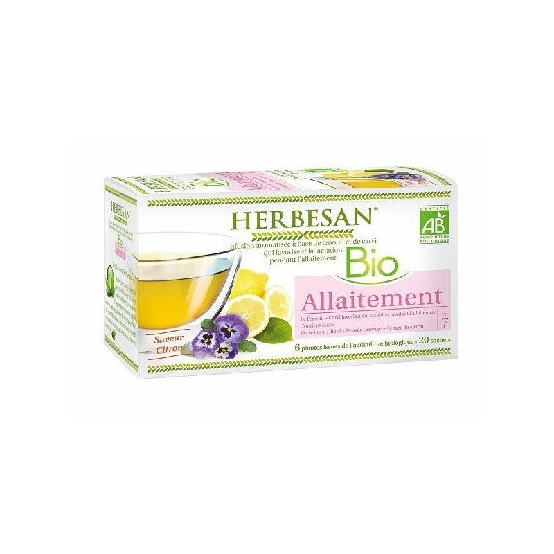 Herbesan Infusion Bio Allaitement 20 sachets