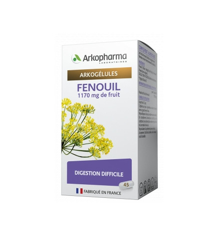 Arkopharma Arkogélules Fenouil 45 gélules
