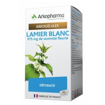 Arkopharma Arkogélules Lamier Blanc 45 gélules