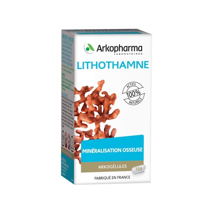 Arkopharma Arkogélule Lithothamne Basidol 150 gélules