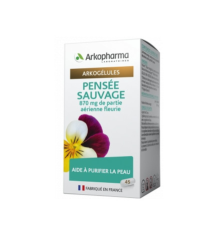 Arkopharma Arkogélules Pensée Sauvage 45 gélules