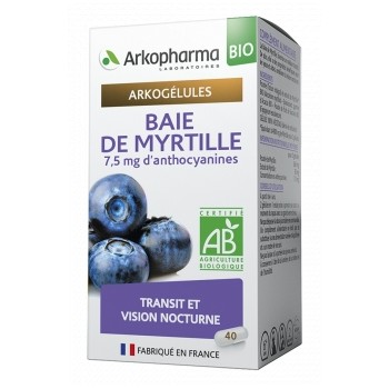 Arkopharma Arkogélules Baie de Myrtille 45 gélules