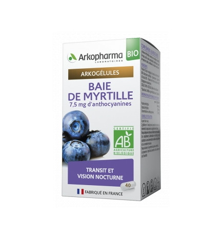 Arkopharma Arkogélules Baie de Myrtille 45 gélules