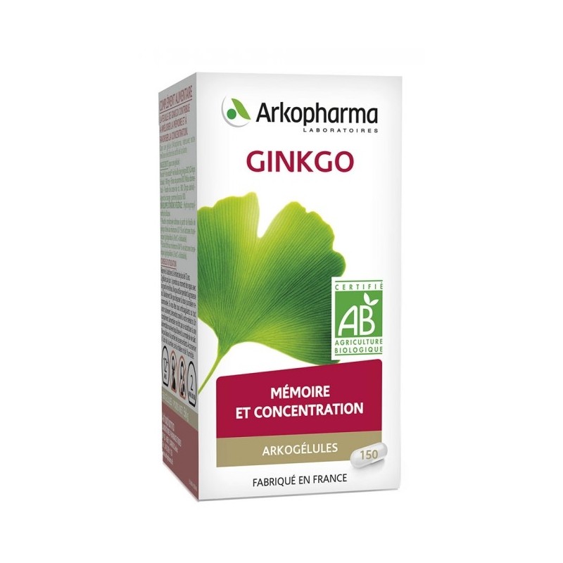 Arkopharma Arkogélules Gingko 150 Gelules