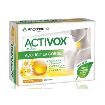 Arkopharma Activox Miel - Citron 24 pastilles