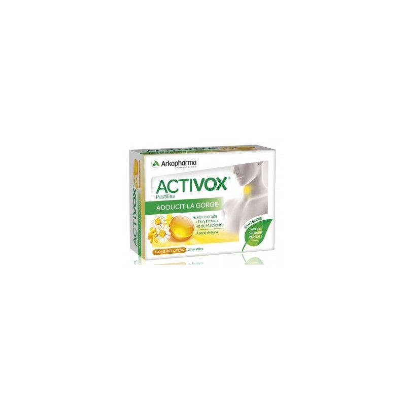 Arkopharma Activox Miel - Citron 24 pastilles