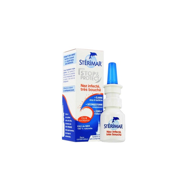 Stérimar Stop & Protect Nez Infecté Trés Bouché 20 ml