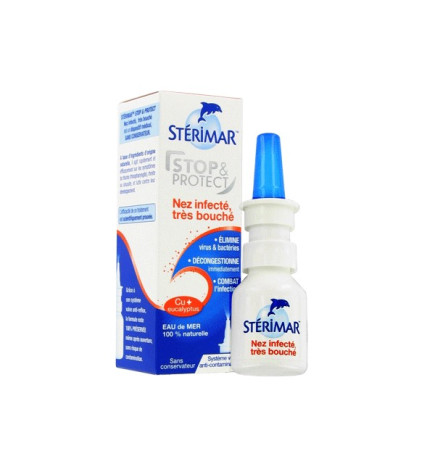 Stérimar Stop & Protect Nez Infecté Trés Bouché 20 ml