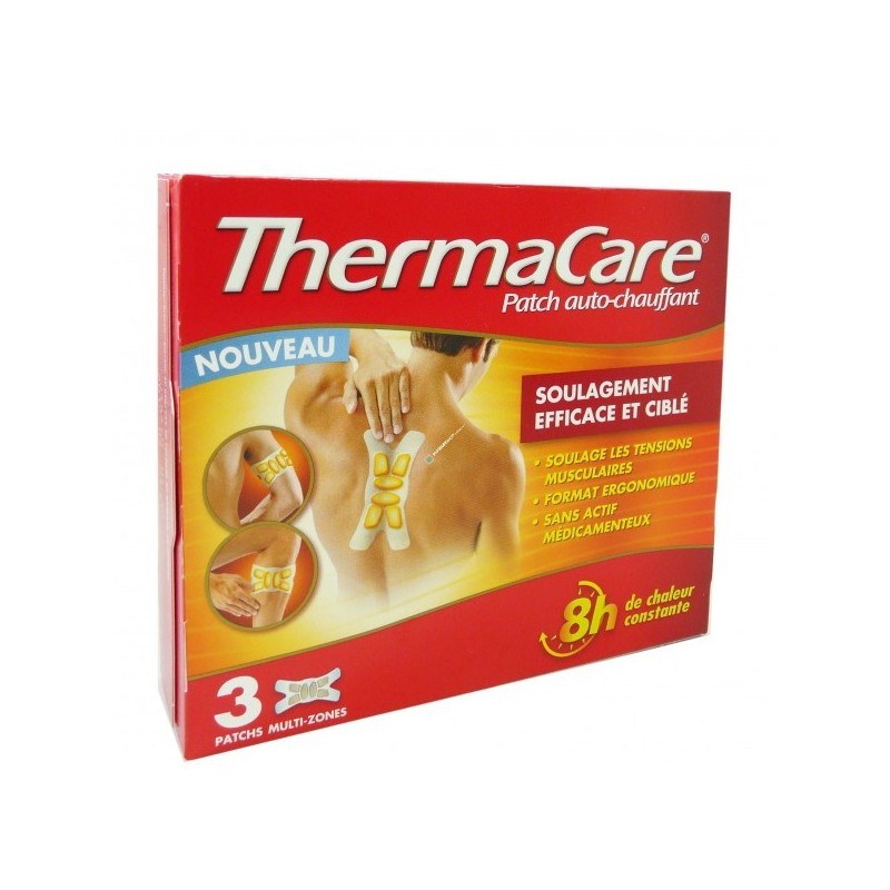 Thermacare Patch Chauffant Antidouleur Multi-zones 3 Patchs