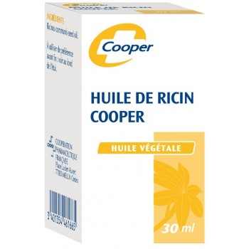 Cooper – Huile de Ricin Huile Végétale Soin Cheveux et Ongles, 30 ml