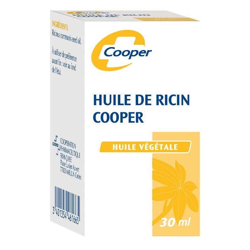 Cooper – Huile de Ricin Huile Végétale Soin Cheveux et Ongles, 30 ml