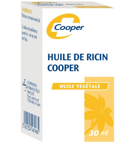 Cooper – Huile de Ricin Huile Végétale Soin Cheveux et Ongles, 30 ml