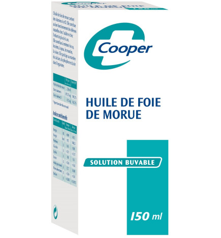 Huile de Foie de Morue Solution Buvable 150 ml