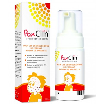 PoxClin Mousse Rafraîchissante 100 ml